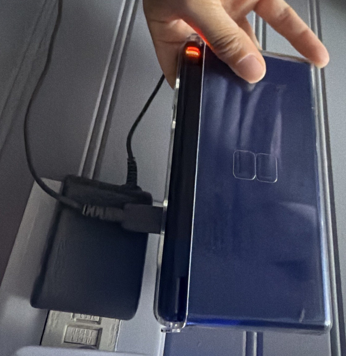 Nintendo DS Lite Handheld System Blue/Black Touchscreen NTSC-U/C USG-001