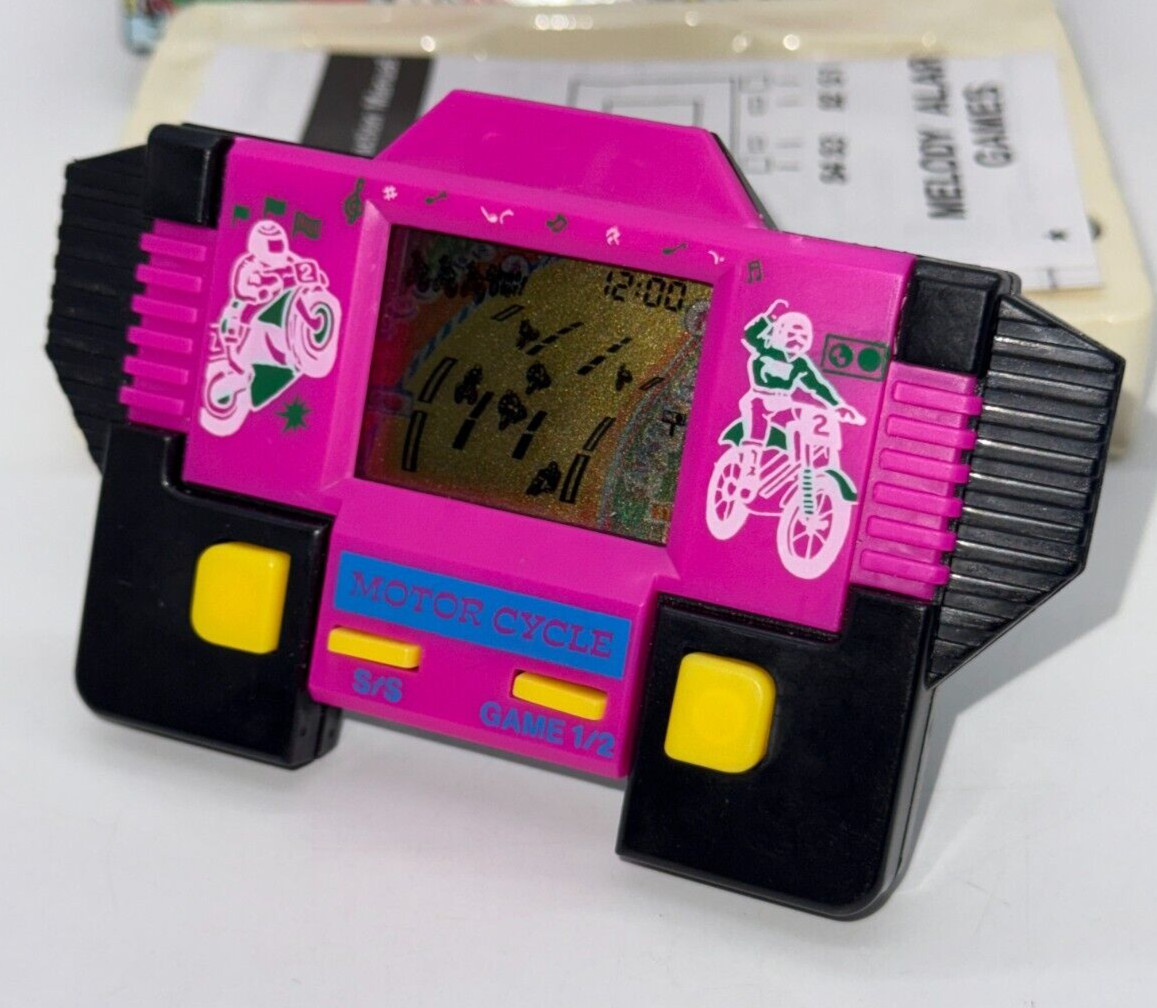 MOTORCYCLE – LCD Game & Watch Portable Console – 1990’s – DEADSTOCK – BOXED