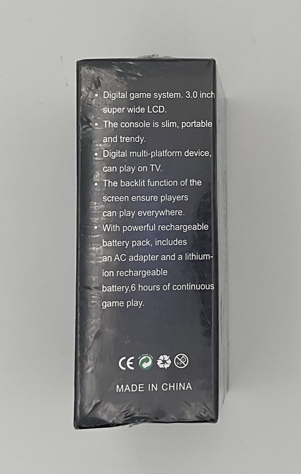 Game Box Plus- Hand Held Game System, Rechargeable Battery, Red Multiple Games