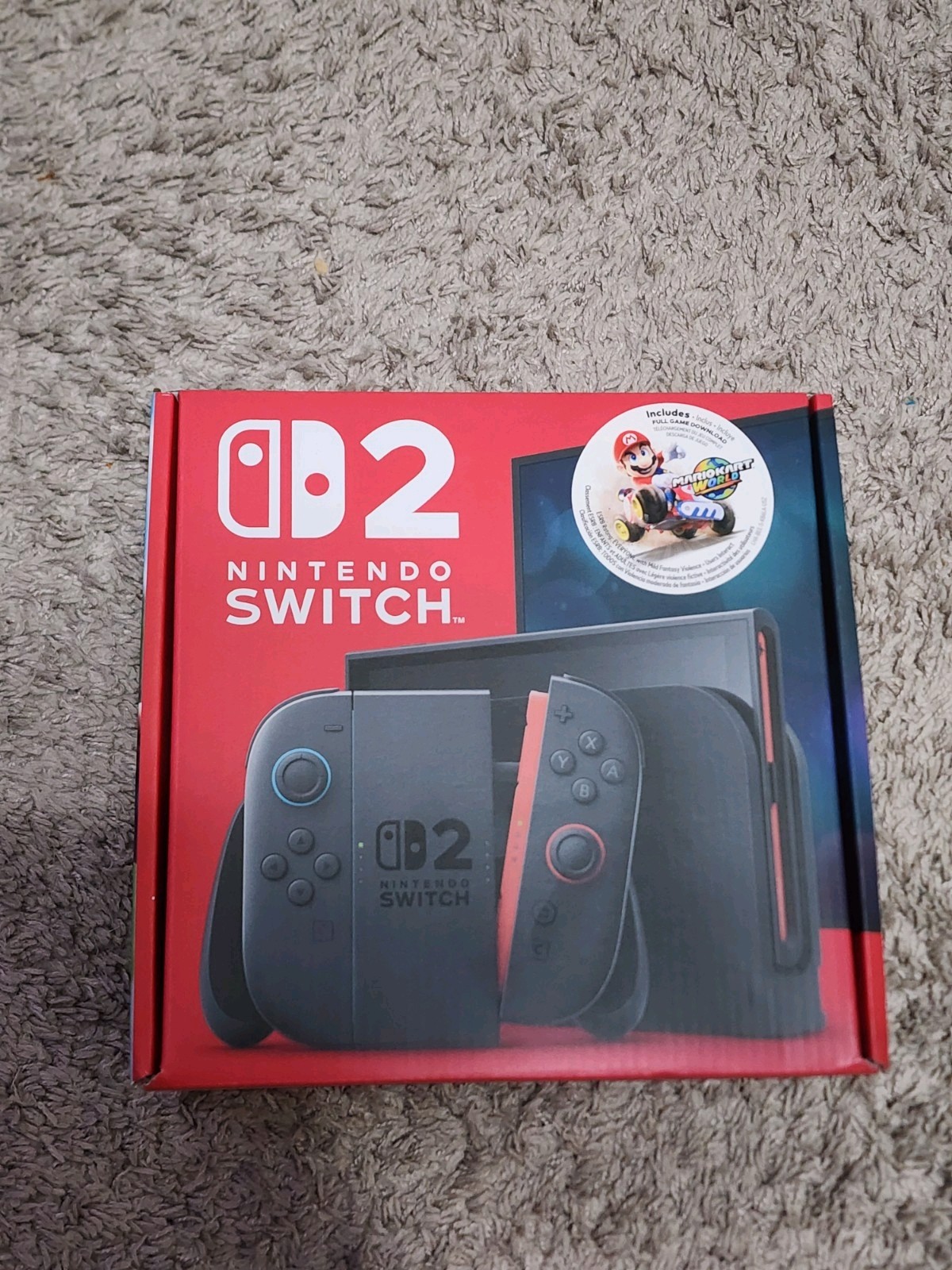 NINTENDO Switch 2 | Mario Kart World Console Bundle Sealed New ✅ | Ships Fast✅