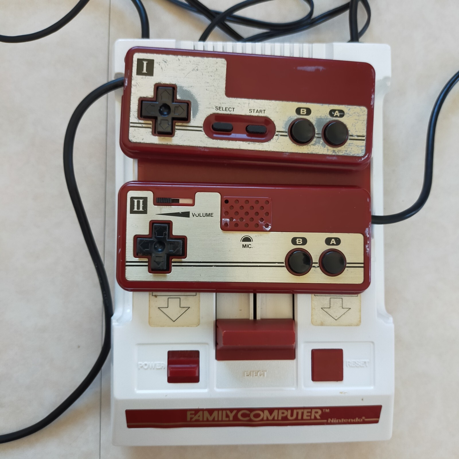 Famicom Console Nintendo System FC Tested JAPAN Pre-owened