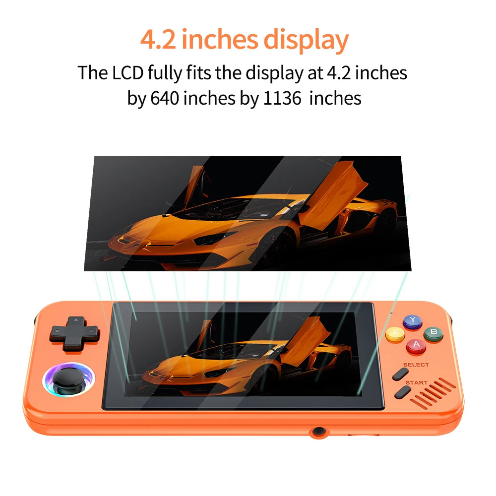 M41 handheld game console 4.2 inch Linux system 30 emulator with controller