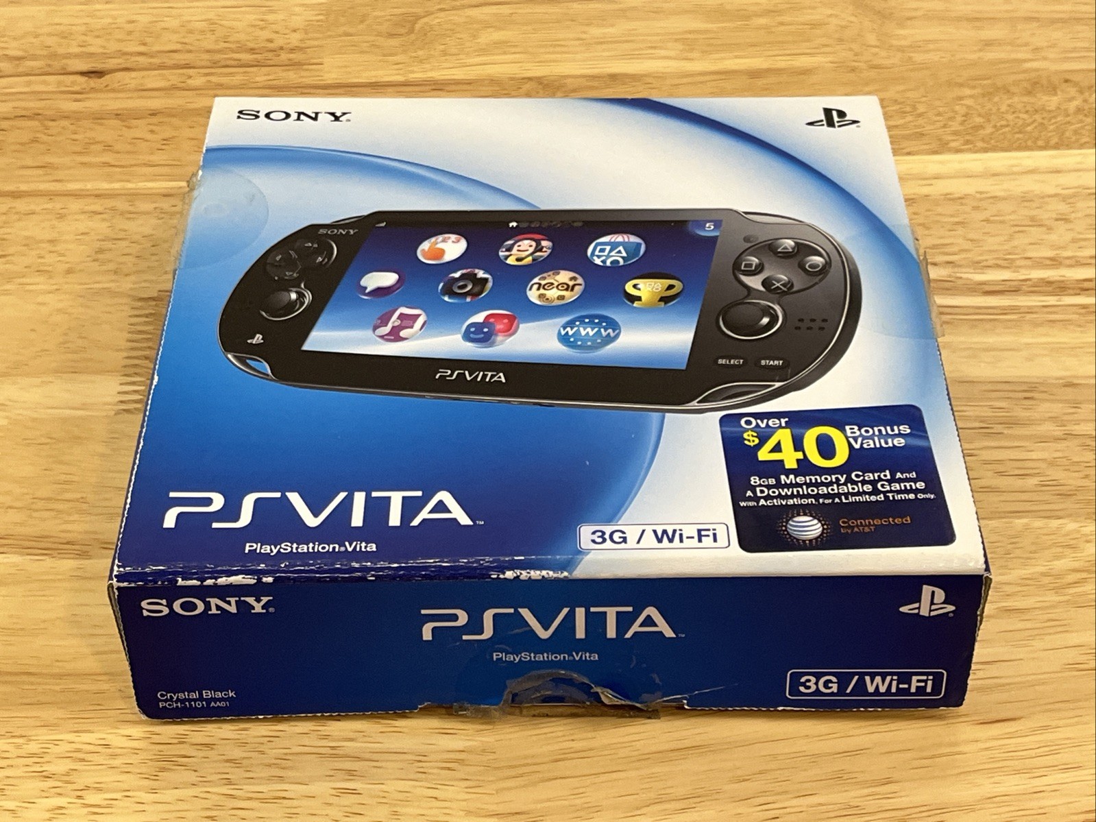 PlayStation Vita PCH-1101 OLED Complete in Box 64GB Card Cradle Case AC Charger