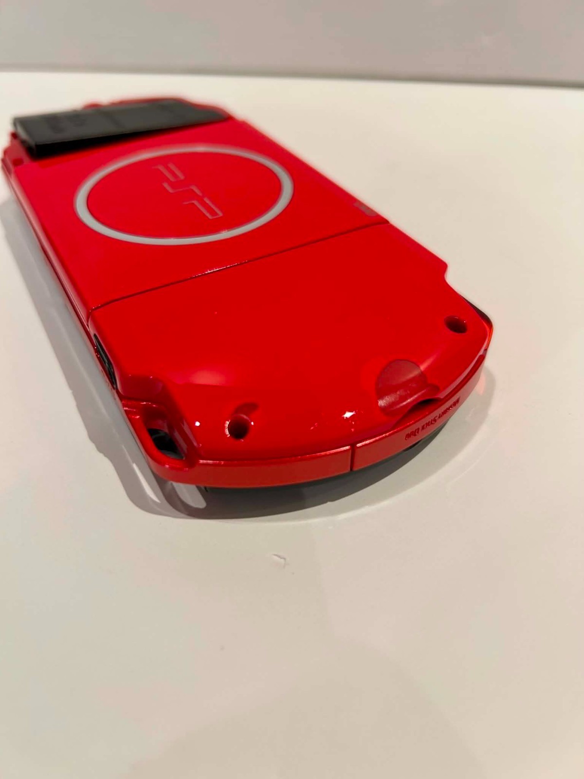 PSP 3000 (3001) God of War Limited Edition Black & Red Tested Working No Charger