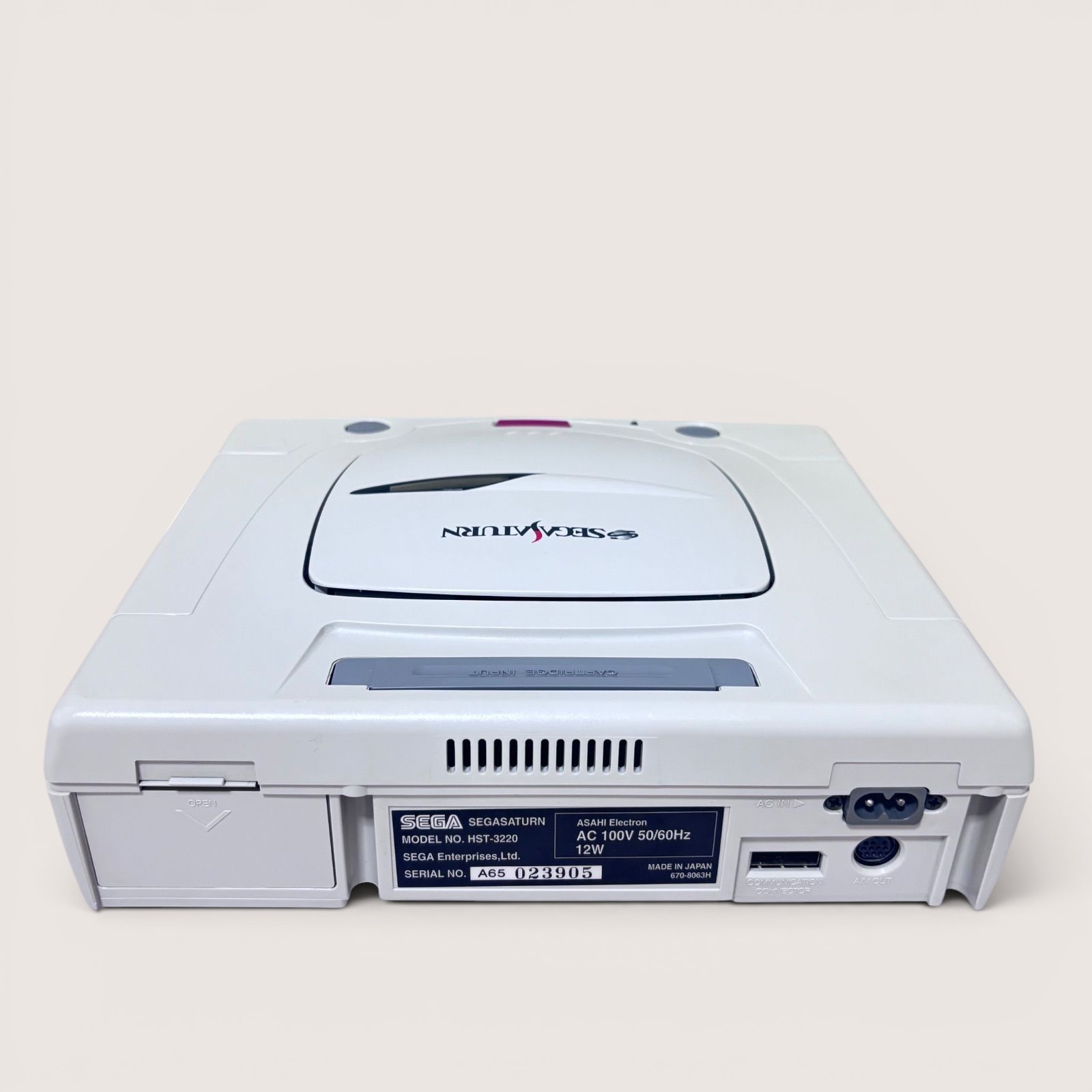 SEGA Saturn HST-0014 Game Console Controller w/Box White NTSC-J Tested #422