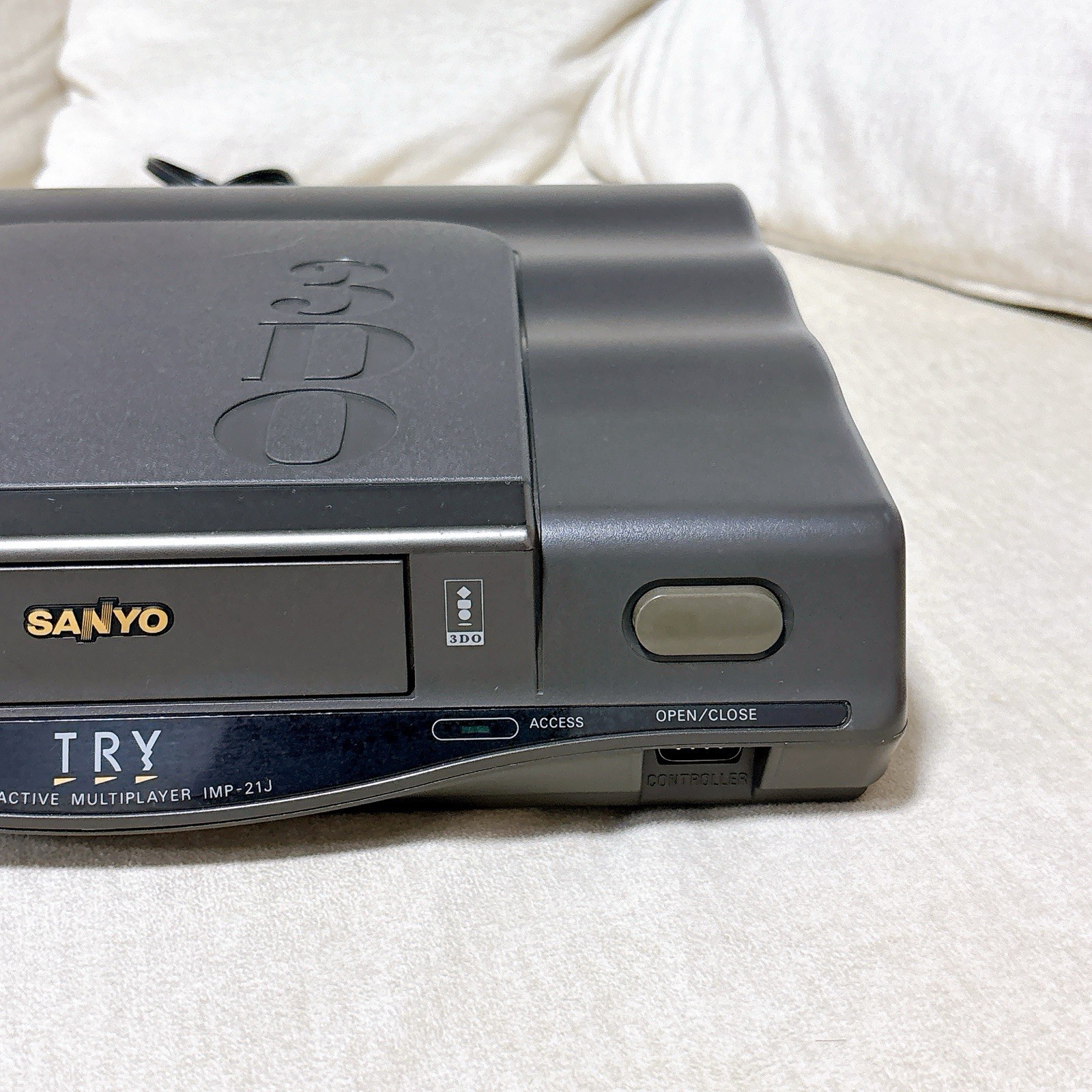 SANYO 3DO TRY IMP-21 Console Controller Manual AV Cable Tested Japan