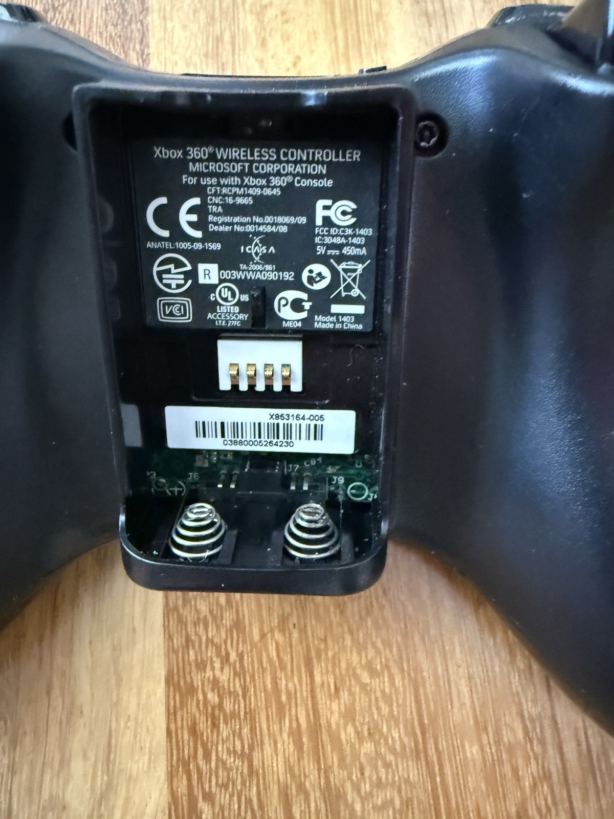 Microsoft Xbox 360 Console With Two Controllers Tested Working