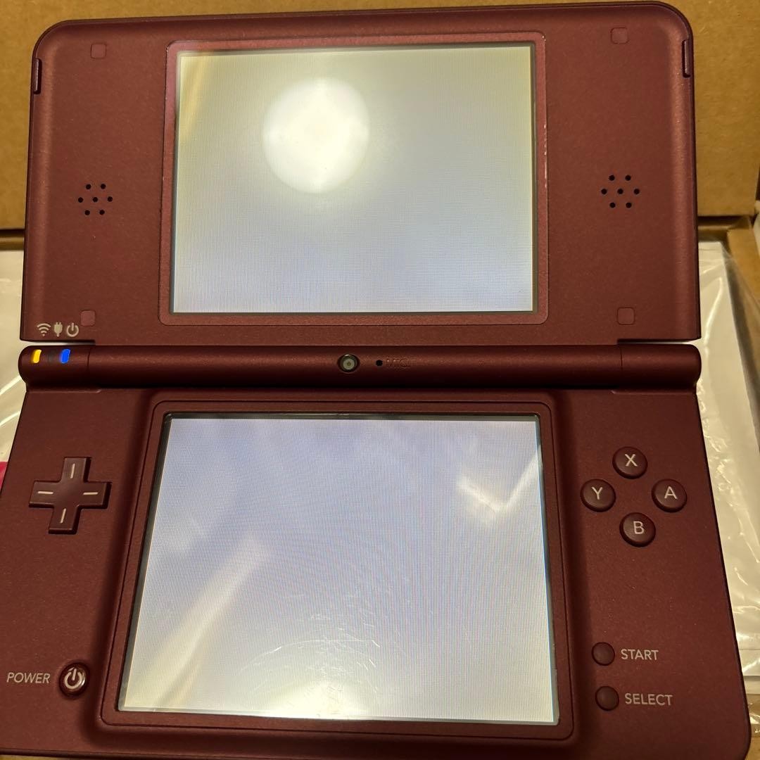 Nintendo DSi LL Wine Red Console Tested Working Region Free Boxed Complete