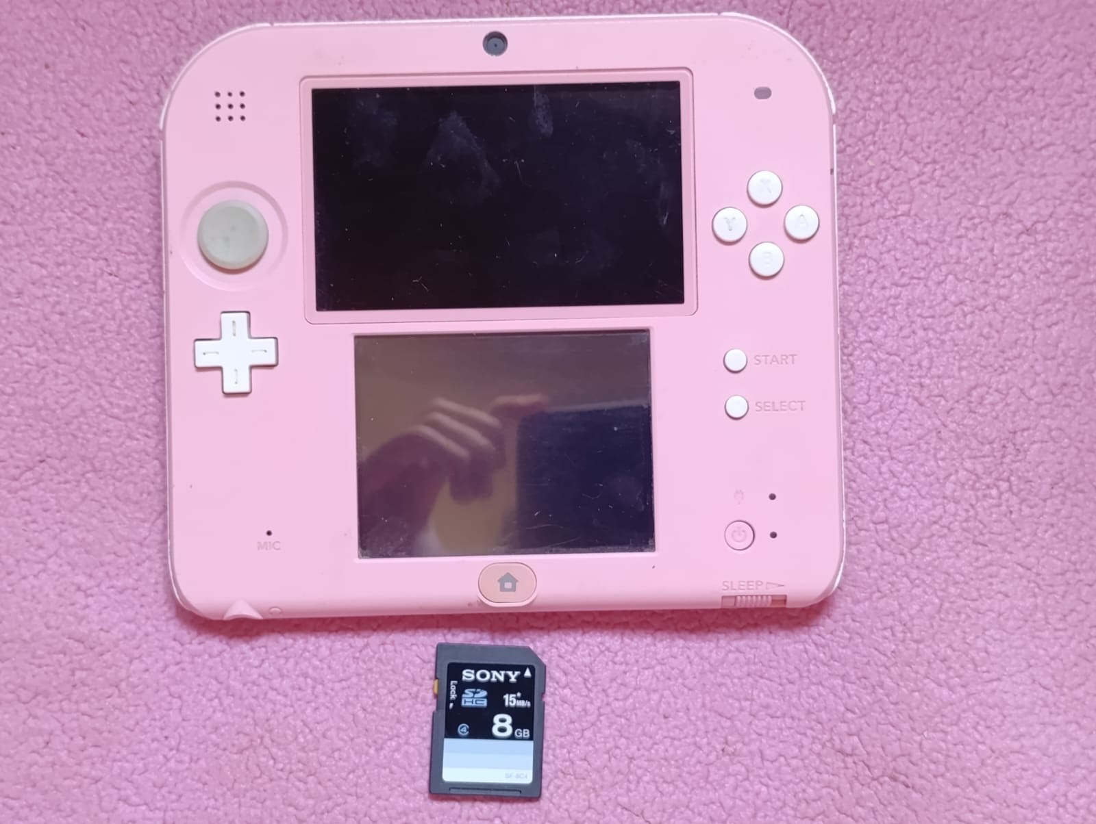 Nintendo 2DS Tomodachi Life Pink/White Limited Edition Console Tested + 8GB