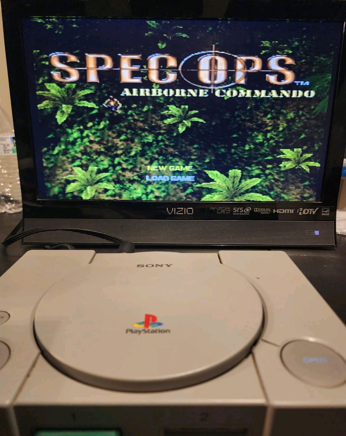 Sony PlayStation 1 PS1 Console Bundle ( 2 OEM Controller, 9 Game Bundle) Working
