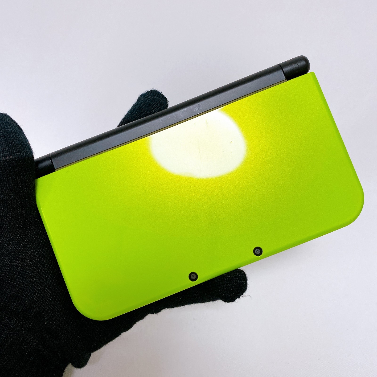 【Dual IPS】New Nintendo 3DS XL LL Lime Black Console Japan Tested Working Rank S