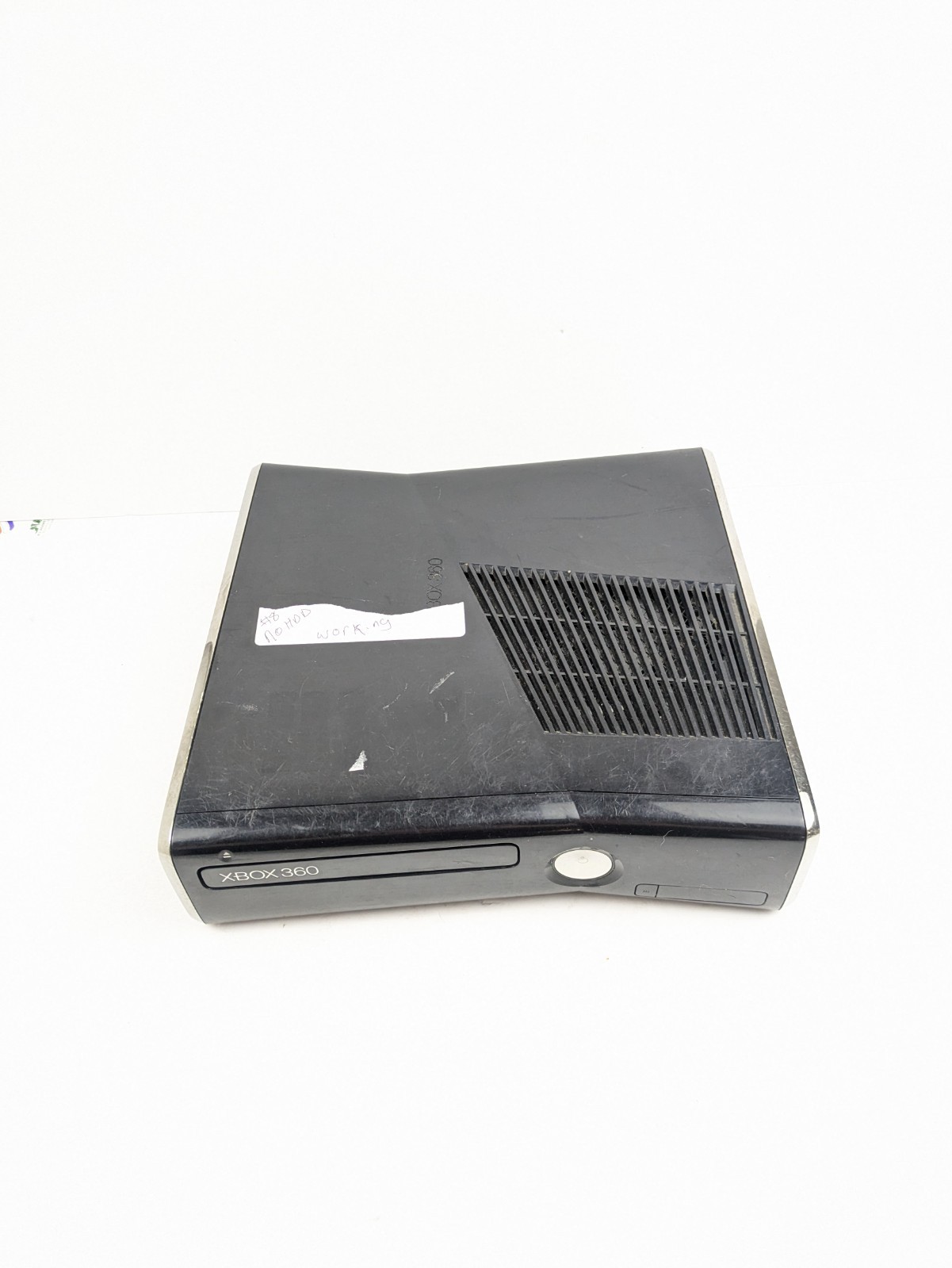 Microsoft Xbox 360 Slim No Hard Drive Glossy Black Model 1439 8