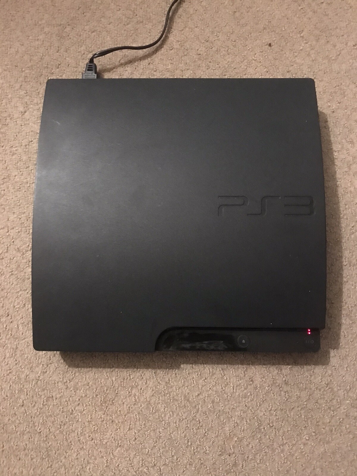 Sony PlayStation 3 Slim 250GB Black Console Only PS3 Tested Working