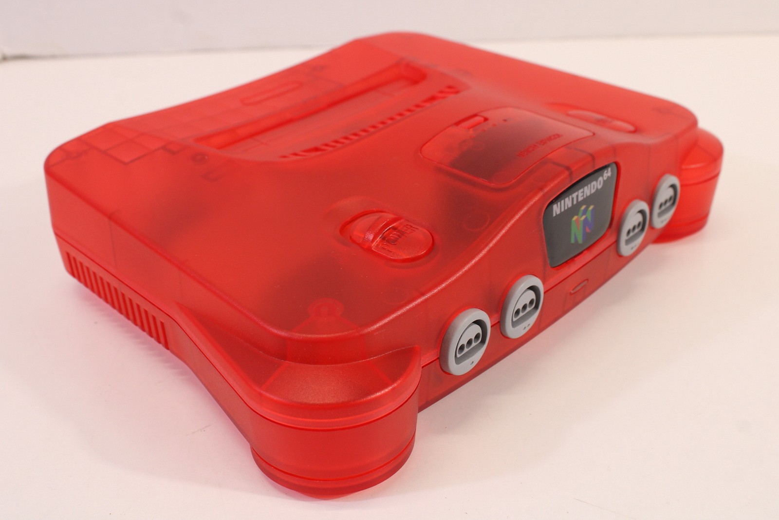 Nintendo 64 Clear Red Console Controller AC S-Video to HDMI N64 NTSC REGION FREE