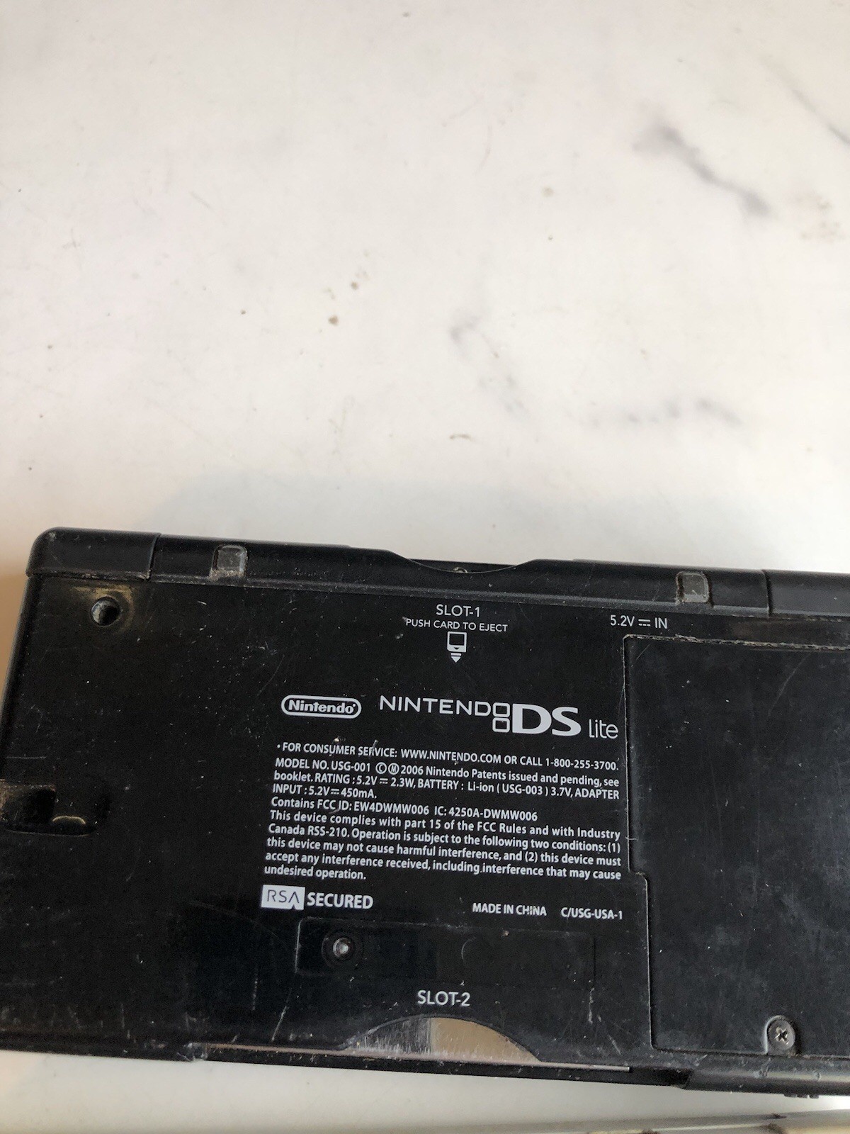 For parts Not Working 2 Nintendo DS Lite Handheld Consoles ONLY