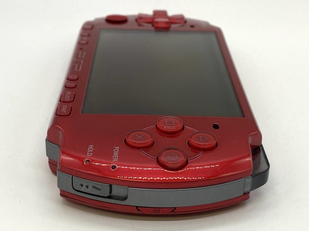 Sony PSP-3000 PSP 3000 Console Radiant Red Working English language w/Charger