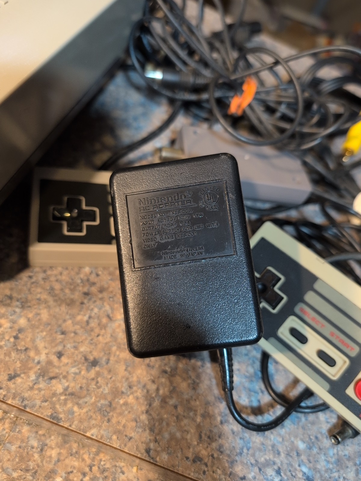 Original Nintendo NES Console Complete Bundle Controllers TEST 1 Homemade Game