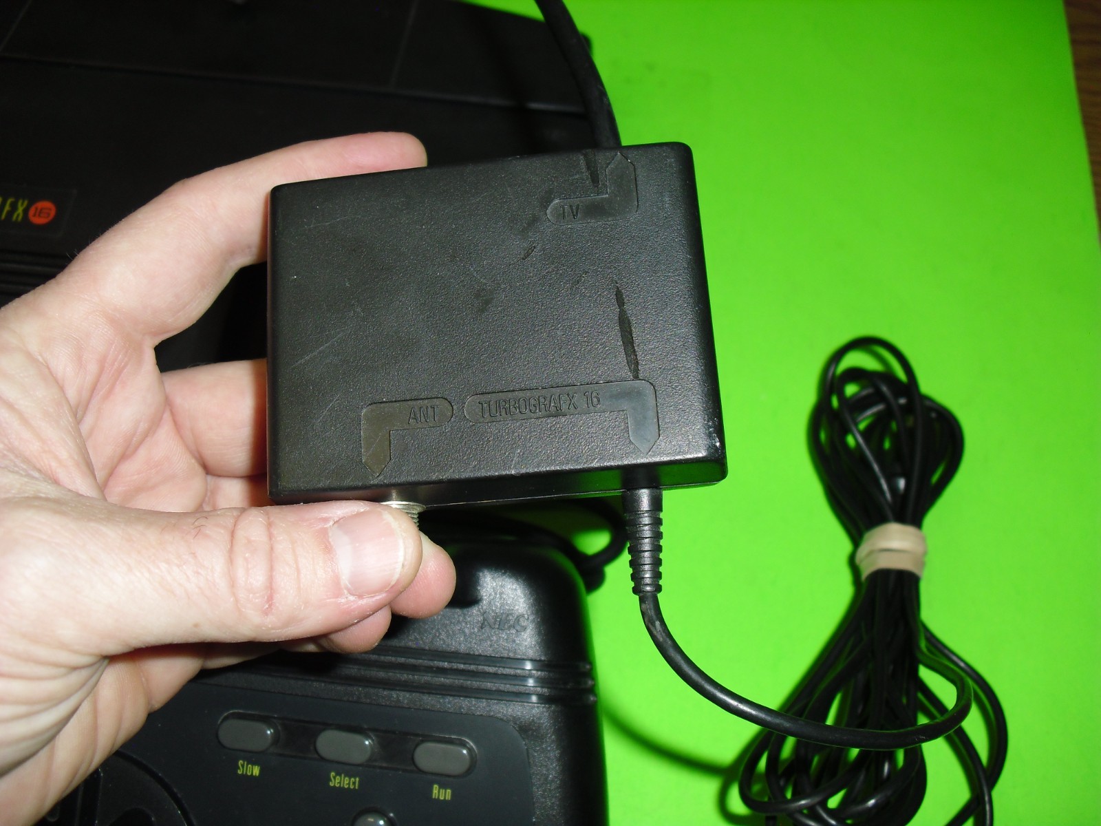 TurboGrafx 16 system w/ Turbo Arcade Stick & controller TESTED! Tg16 Console