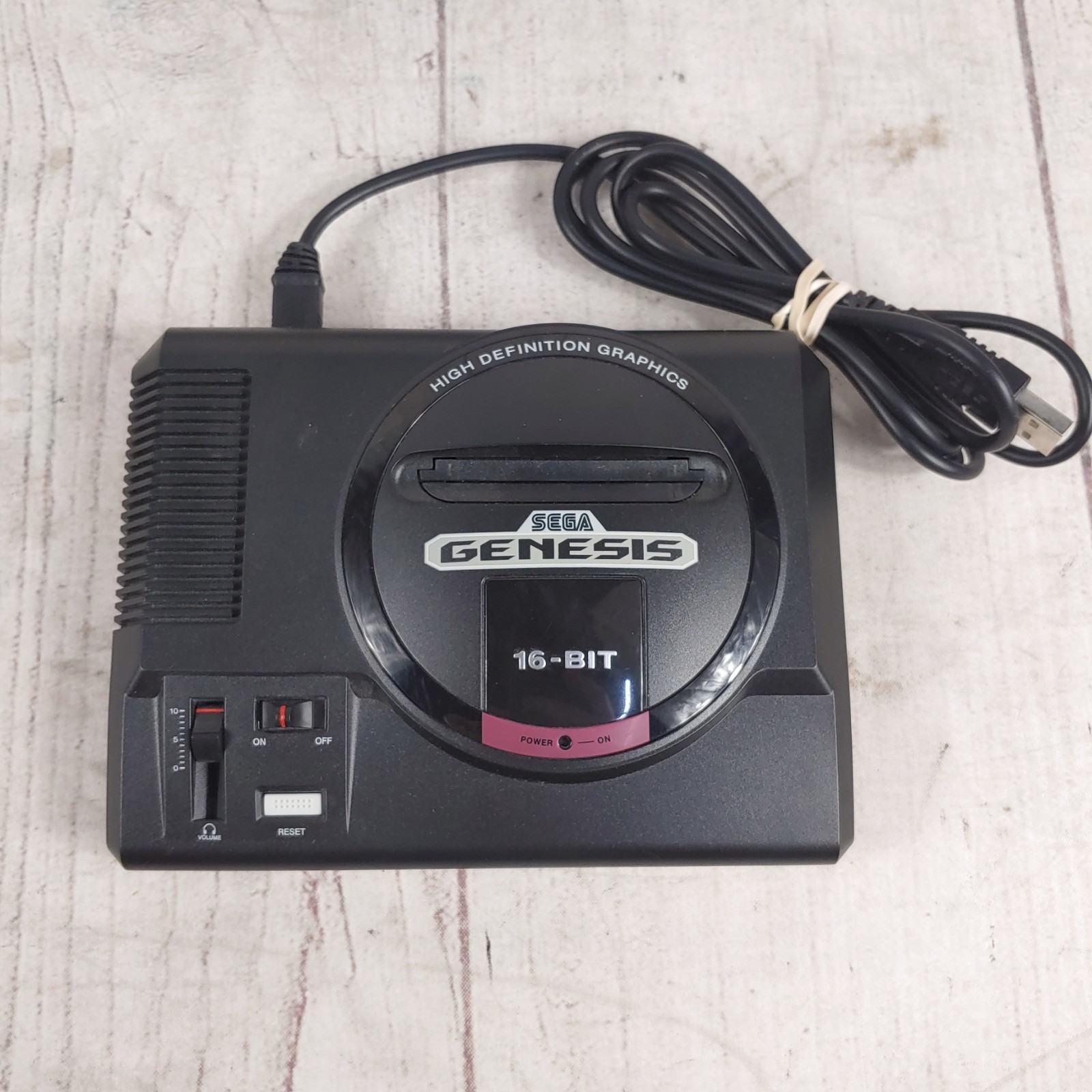 Sega Genesis Classic Mini Console (MK-16000) – 2 Controllers – Authentic TESTED