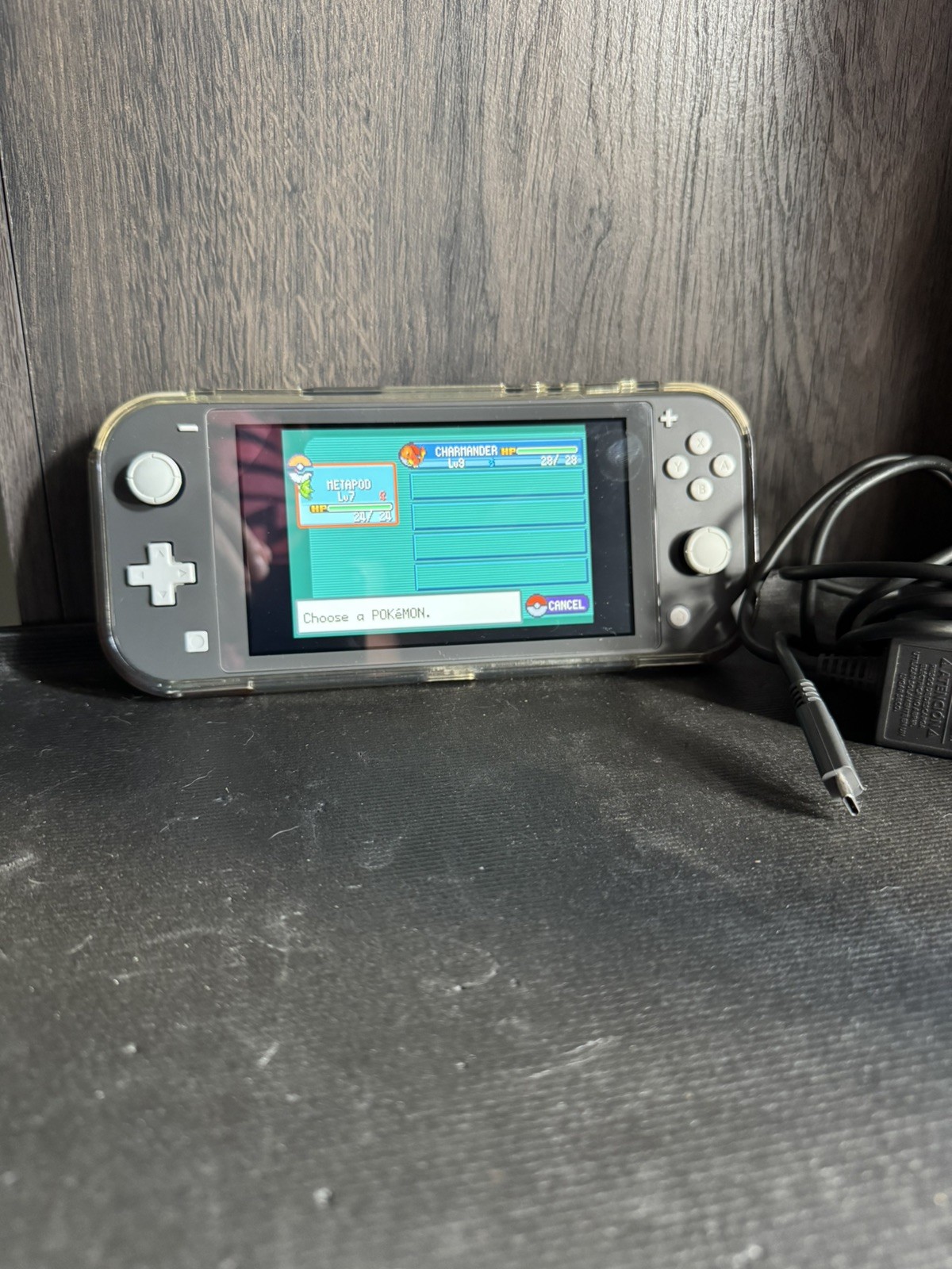 Nintendo Switch Lite Gray Handheld Console 64GB 720p Wi-Fi USB-C Charger