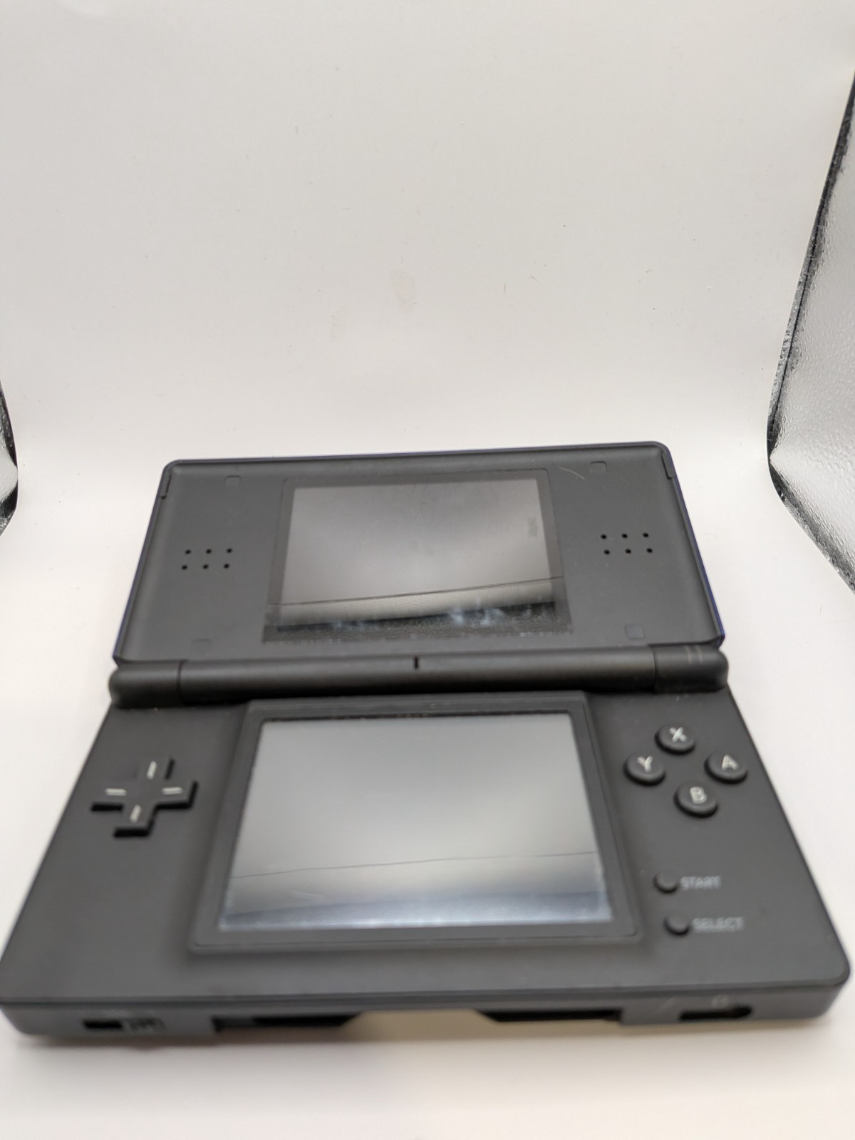 Nintendo DS Lite – Cobalt (Blue) & Black – Tested & Works – Yellowing/Scratches