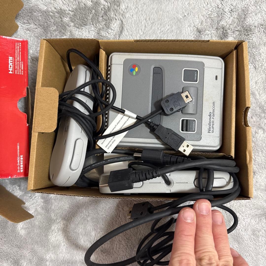 Nintendo Classic Mini Super Famicom Gray Console SNES SFC Tested Boxed