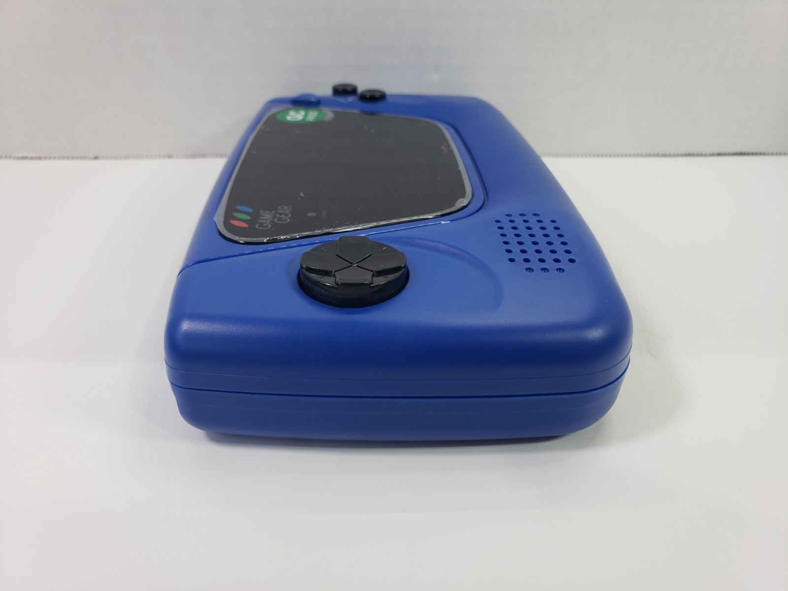 Custom Blue Gamegear Ips Screen, Rechargeable Usb-c, Re-capped, Soundboard