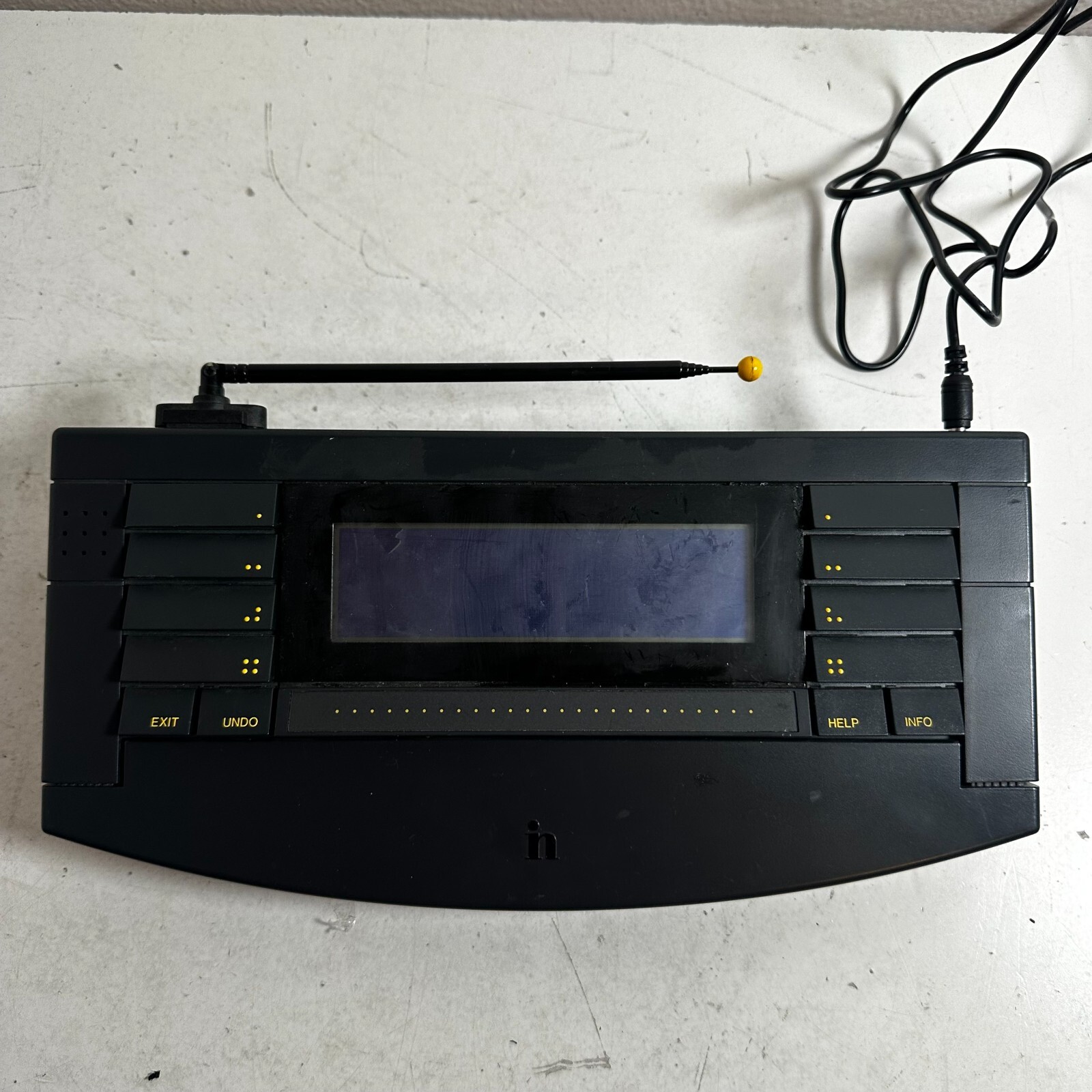 Vintage Sega Interactive Network C-0300 Black Gaming Control Unit – For Parts