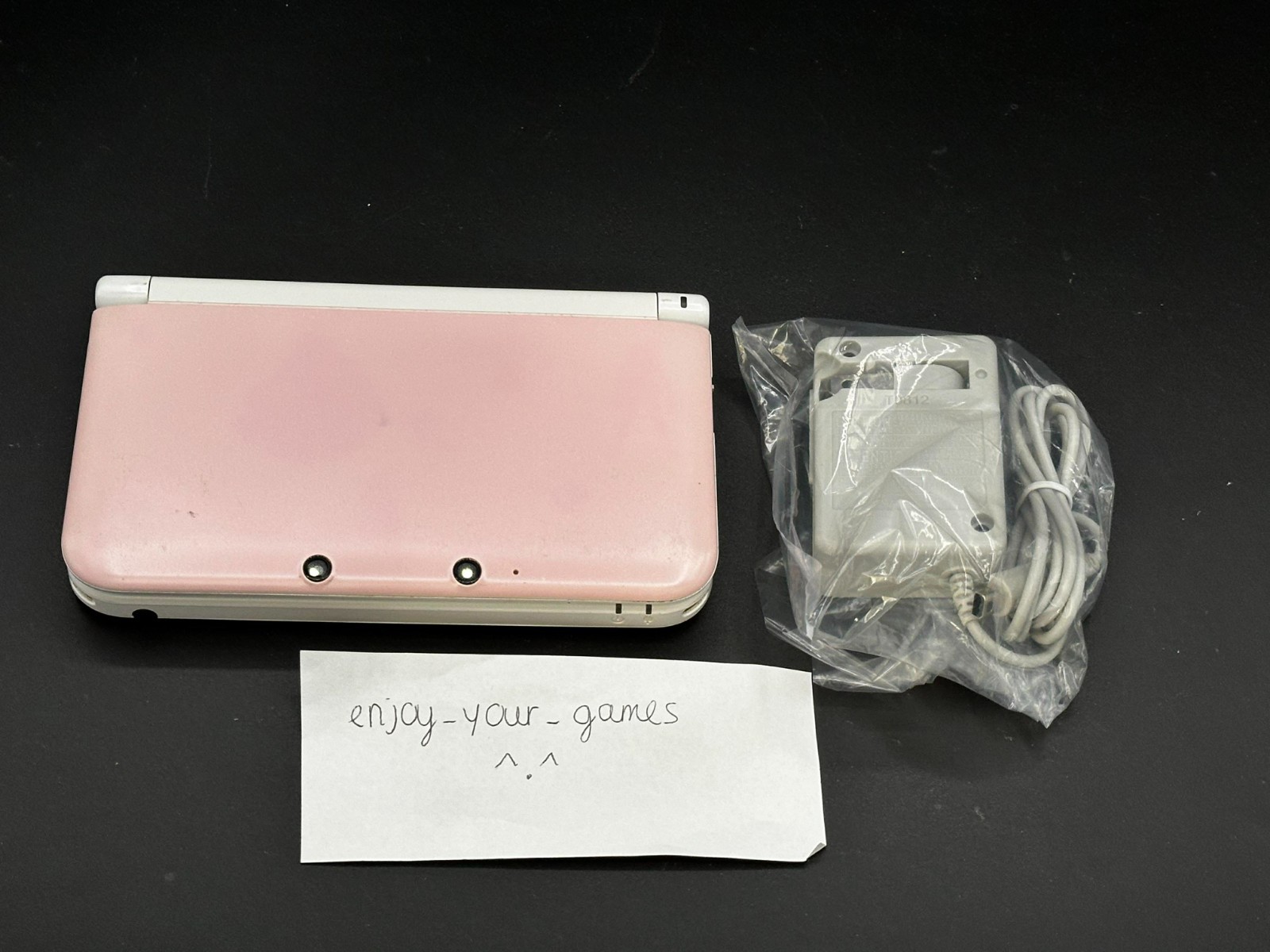 Nintendo 3DS XL LL Pink/White | English | Charger | US Seller – SHIP IN 1-DAY