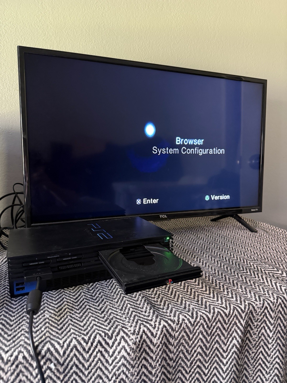 Sony PlayStation 2 PS2 SCPH-50001 NTSC-U/C Bundle Controller Cables Games Lot