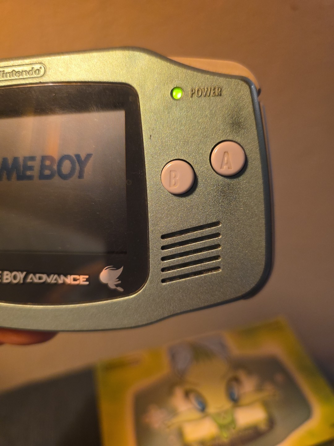 Nintendo Game Boy Advance Celebi Green With Box Manual/console Serial # Match