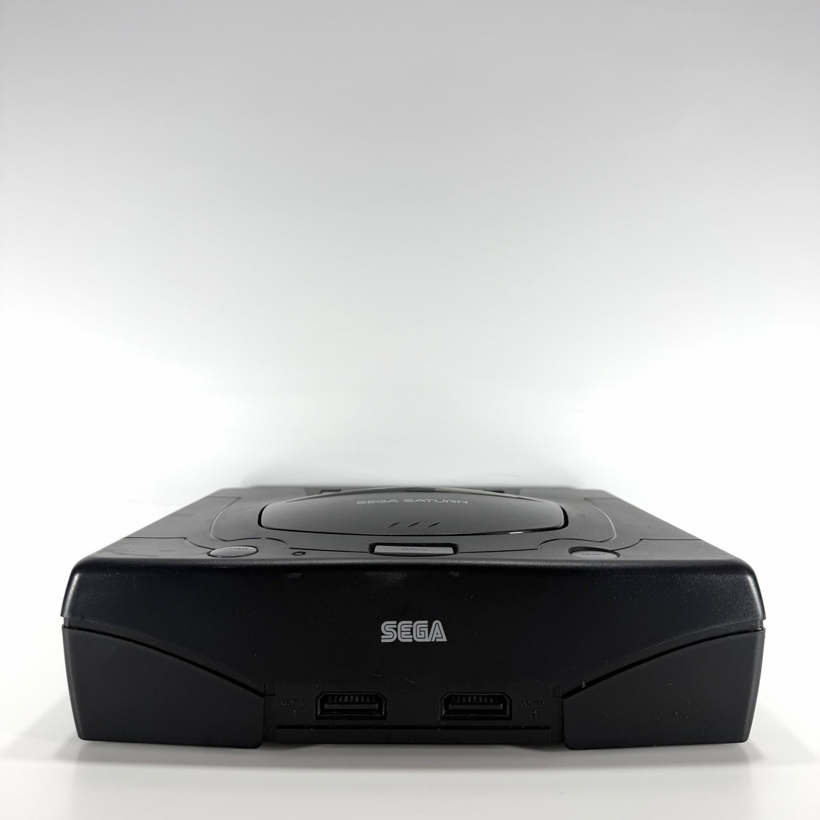 Original Sega Saturn Black Pal Console With Sega Saturn Cables