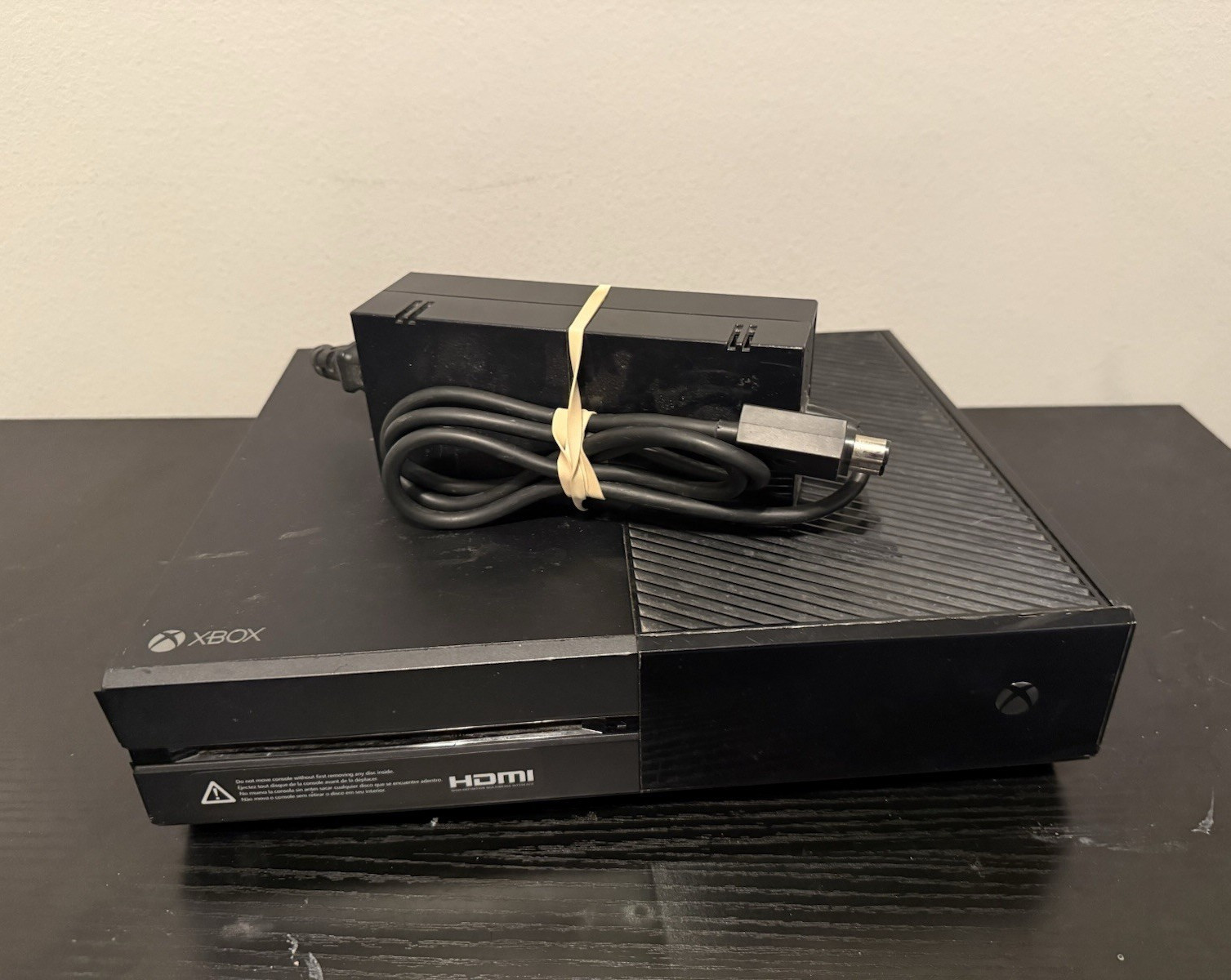 (PARTS ONLY) Microsoft Xbox One 500GB Console Black w/ Power Supply & Cord