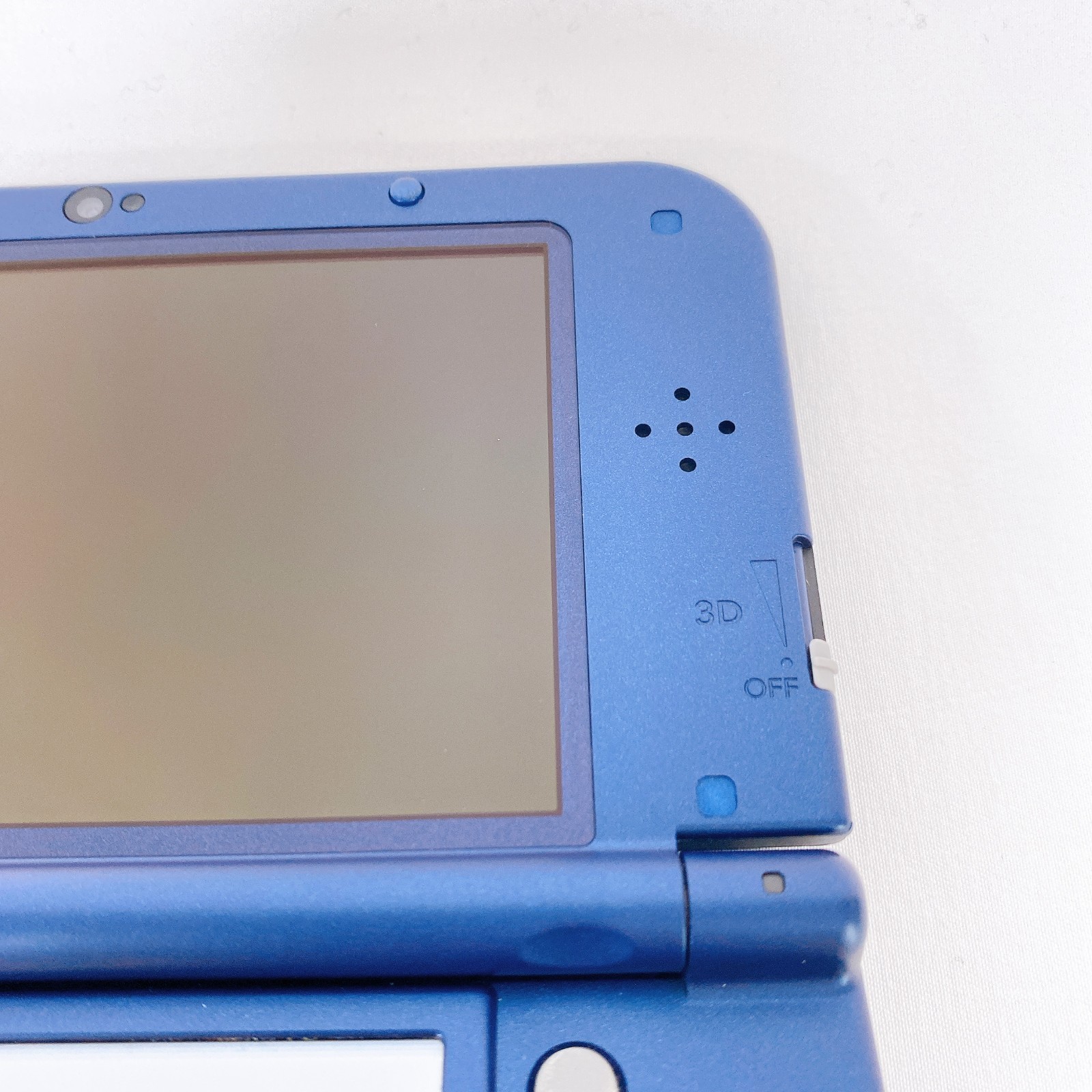 New Nintendo 3DS LL XL Metallic Blue Console Stylus Japan Tested Working Rank S