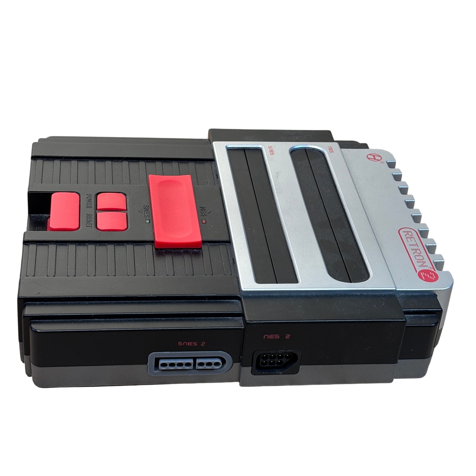 Hyperkin Retron 2 M05932-BK Black 2-In-1 Retro Home Video Gaming Console 8PO8