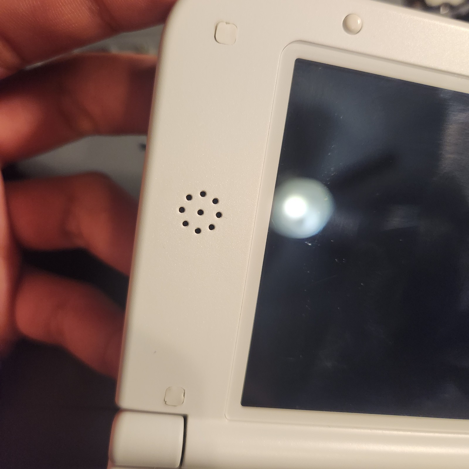 Nintendo 3DS XL White & Pink Handheld System w/Charger FREE Ship!