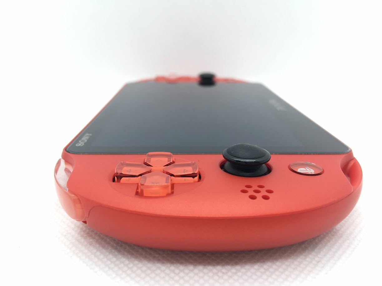 [Read/Exc+++] Sony PS Vita Metalic Red PCH-2000 ZA26 Slim Console Wi-fi w/Box