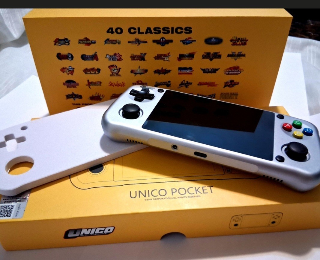 UNICO Pocket Handheld System 40 Classics USB-C Silver/Black