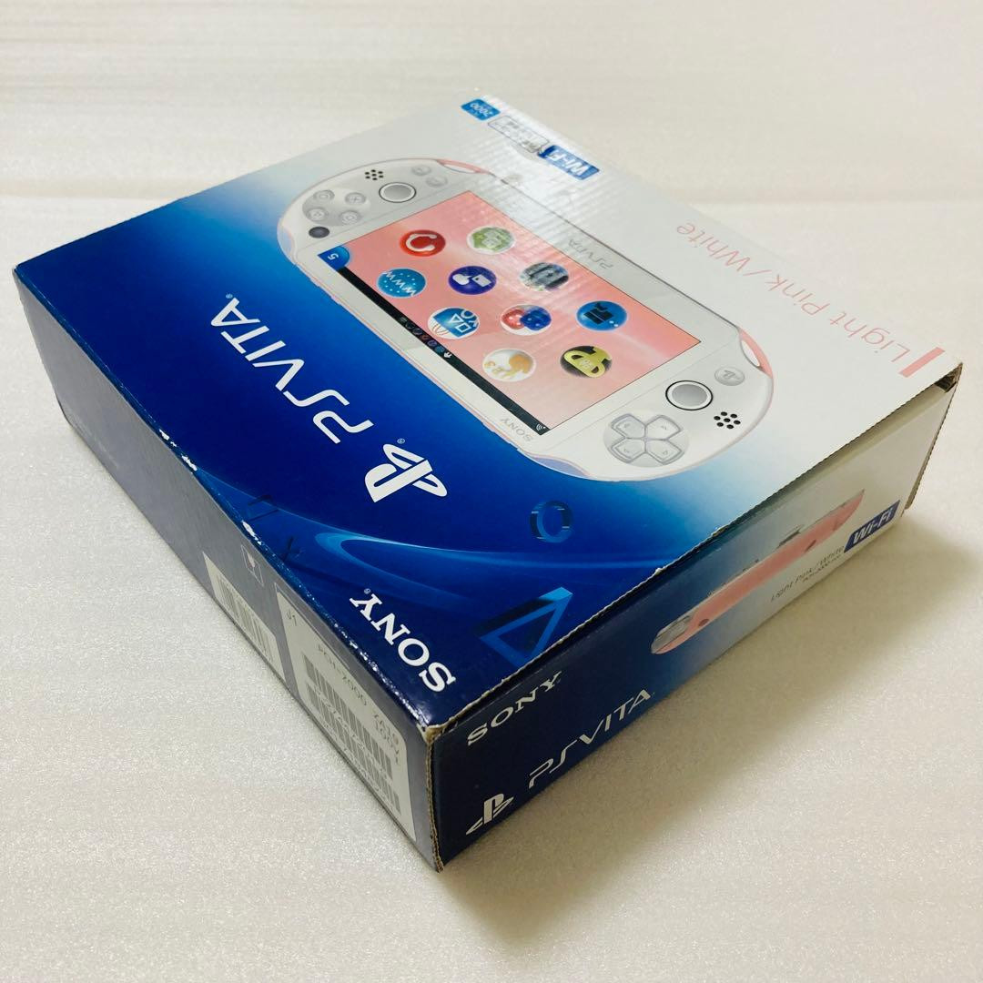 Sony PS Vita Slim PCH-2000 ZA19 Light Pink White Console Boxed Tested Japan F/S