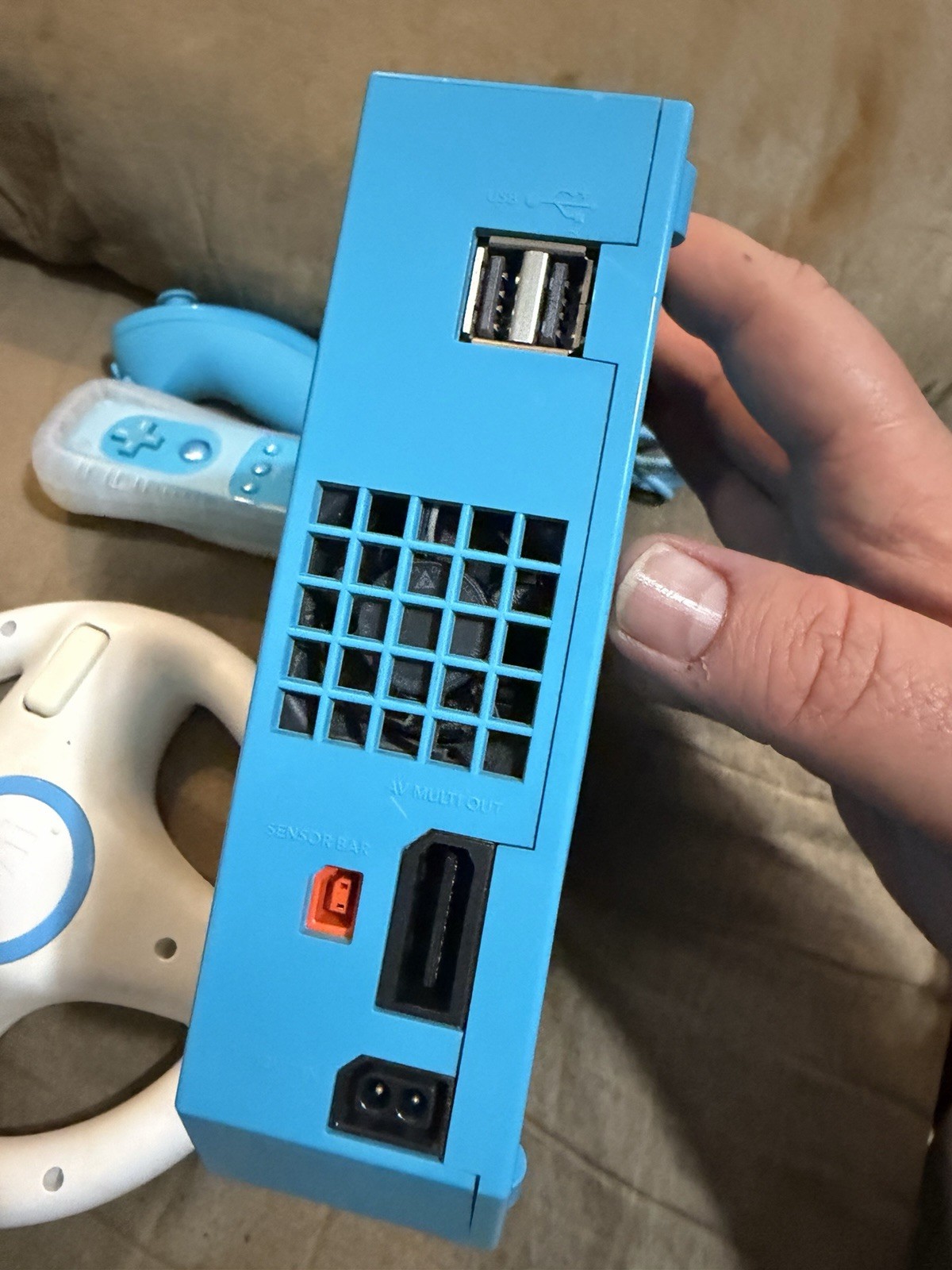 Nintendo Wii Blue RVL-101 Console Bundle – Tested Nice Condition