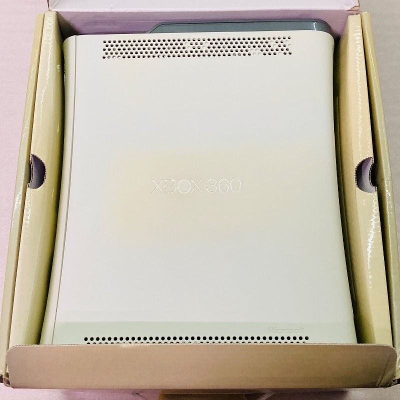 Microsoft Xbox 360 Console 60GB HDD White HDMI Controller Boxed Tested Japan