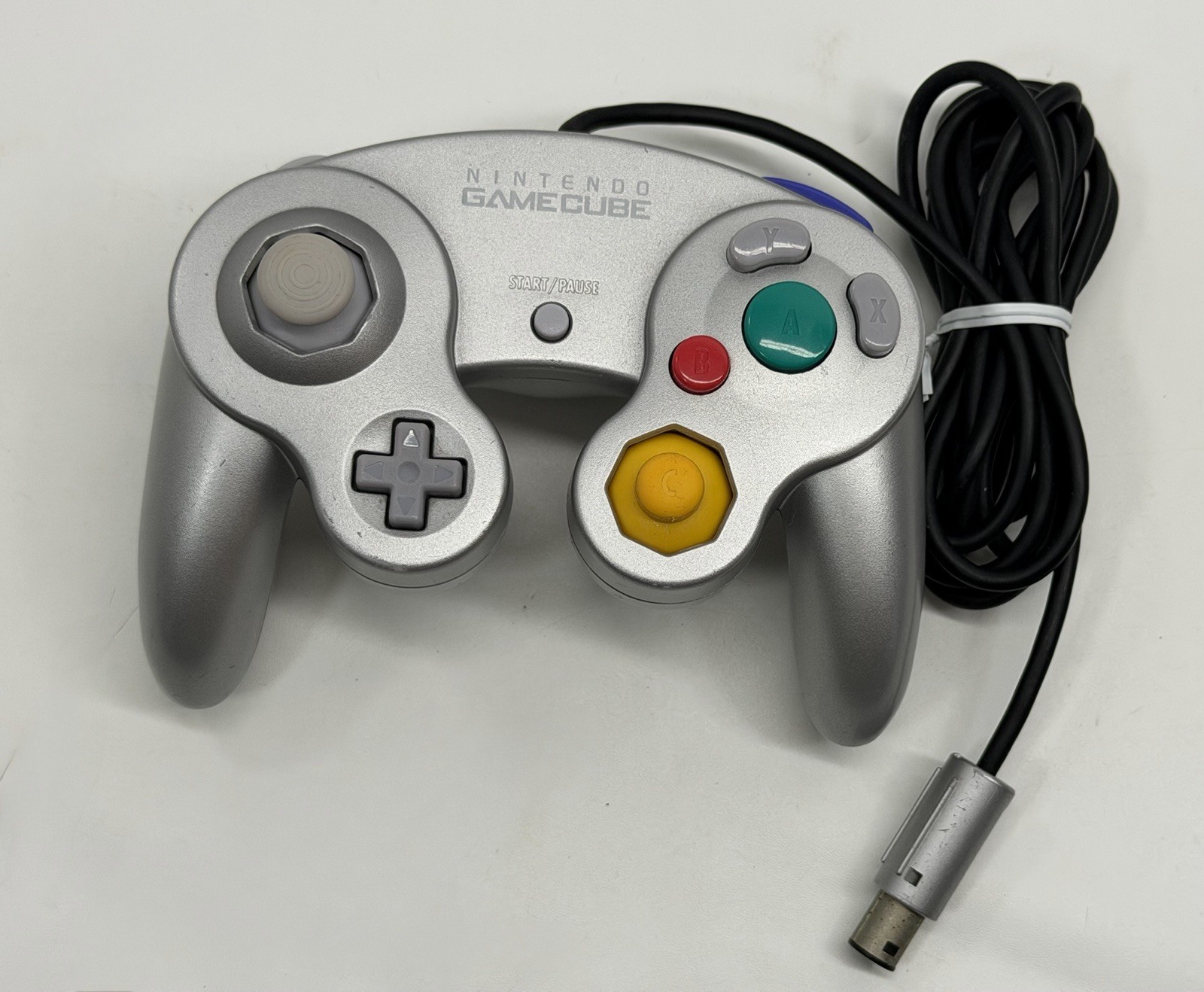 Nintendo GameCube Console With Controller Silver Model DOL-001 Tested Working