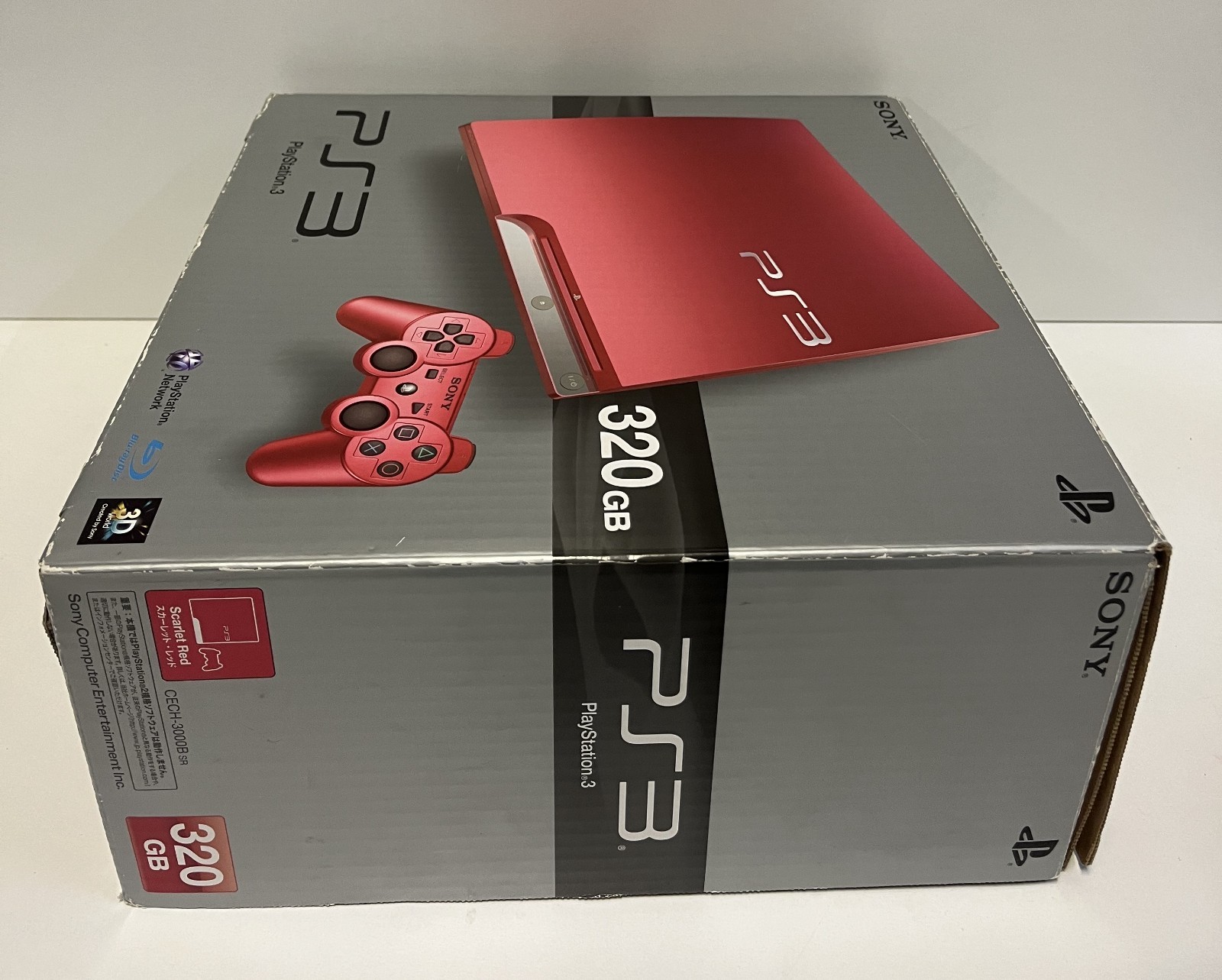PLAYSTATION 3 LIMITED EDITION SCARLET RED 320GB CECH-3000B SR JAPAN CONSOLE