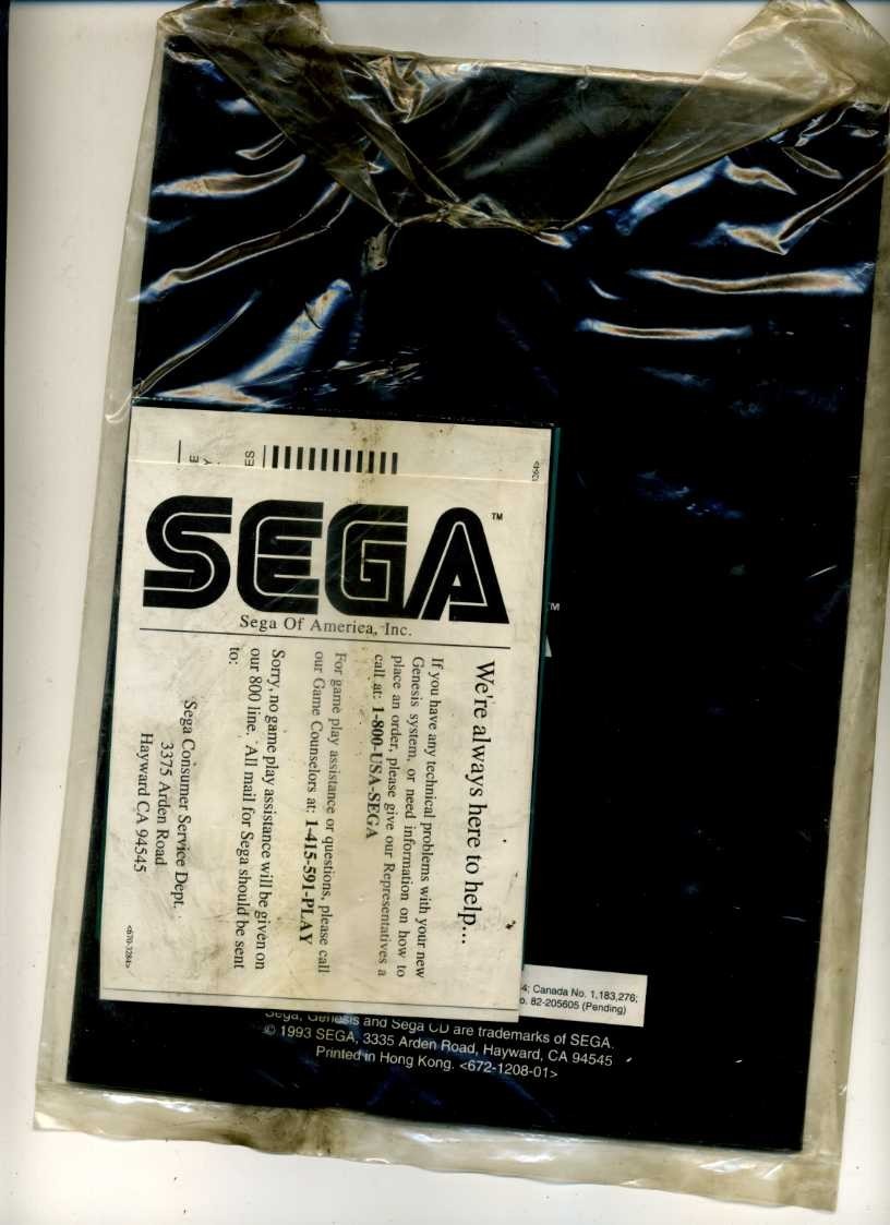 Sega INSTRUCTION MANUAL VINTAGE VIDEO GAME CONSOLE BOOKLET #577