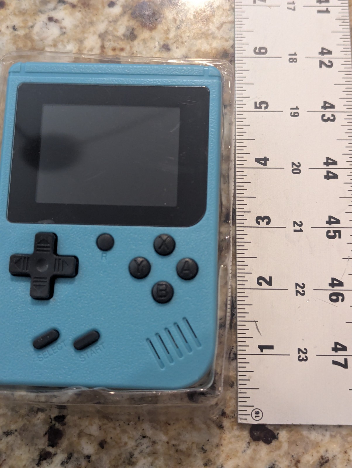 Digital Game System 3.0 inch LCD Screen Retro Handheld Console Light Blue
