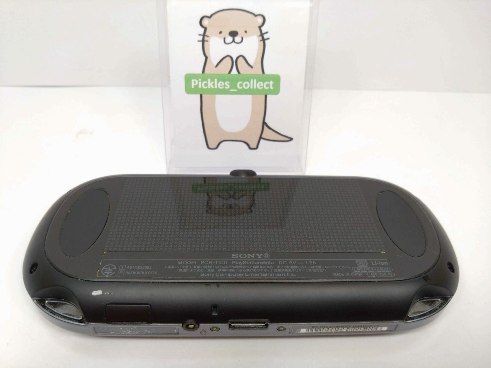 PS Vita Crystal Black PCH 1100 Console w/8GB Wi-Fi PSV Tested Sony 0316E