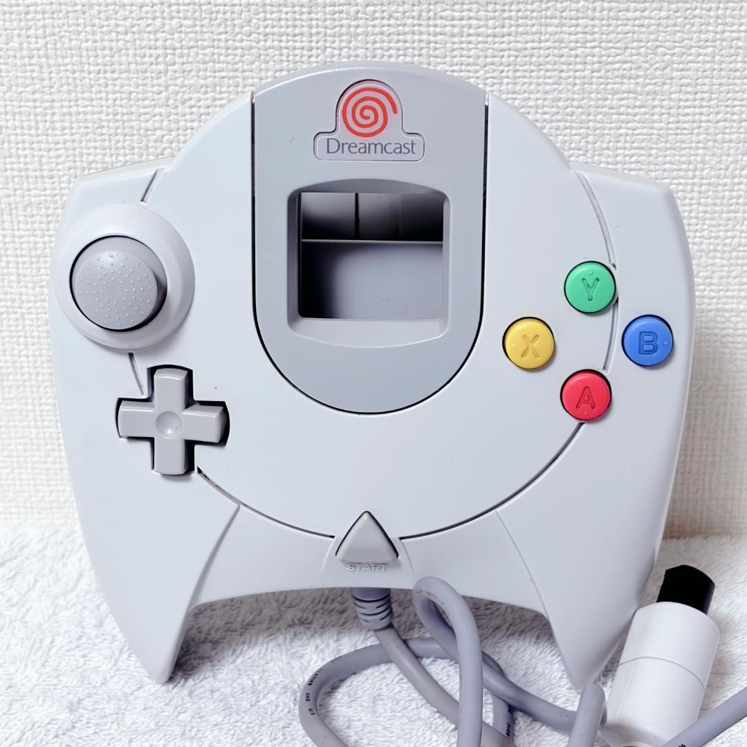 SEGA Dreamcast HKT-3000 White Console Controller Set Japan 100V Tested Working