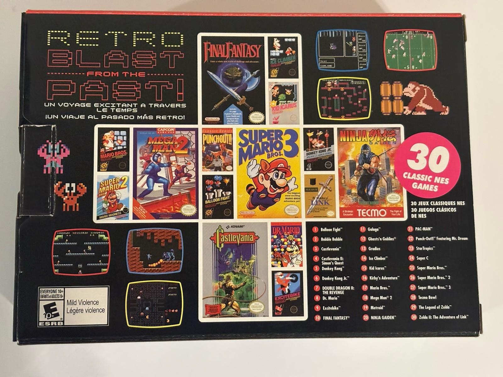 Authentic Nintendo Classic Edition NES Mini Game Console 30 Games Excellent Used