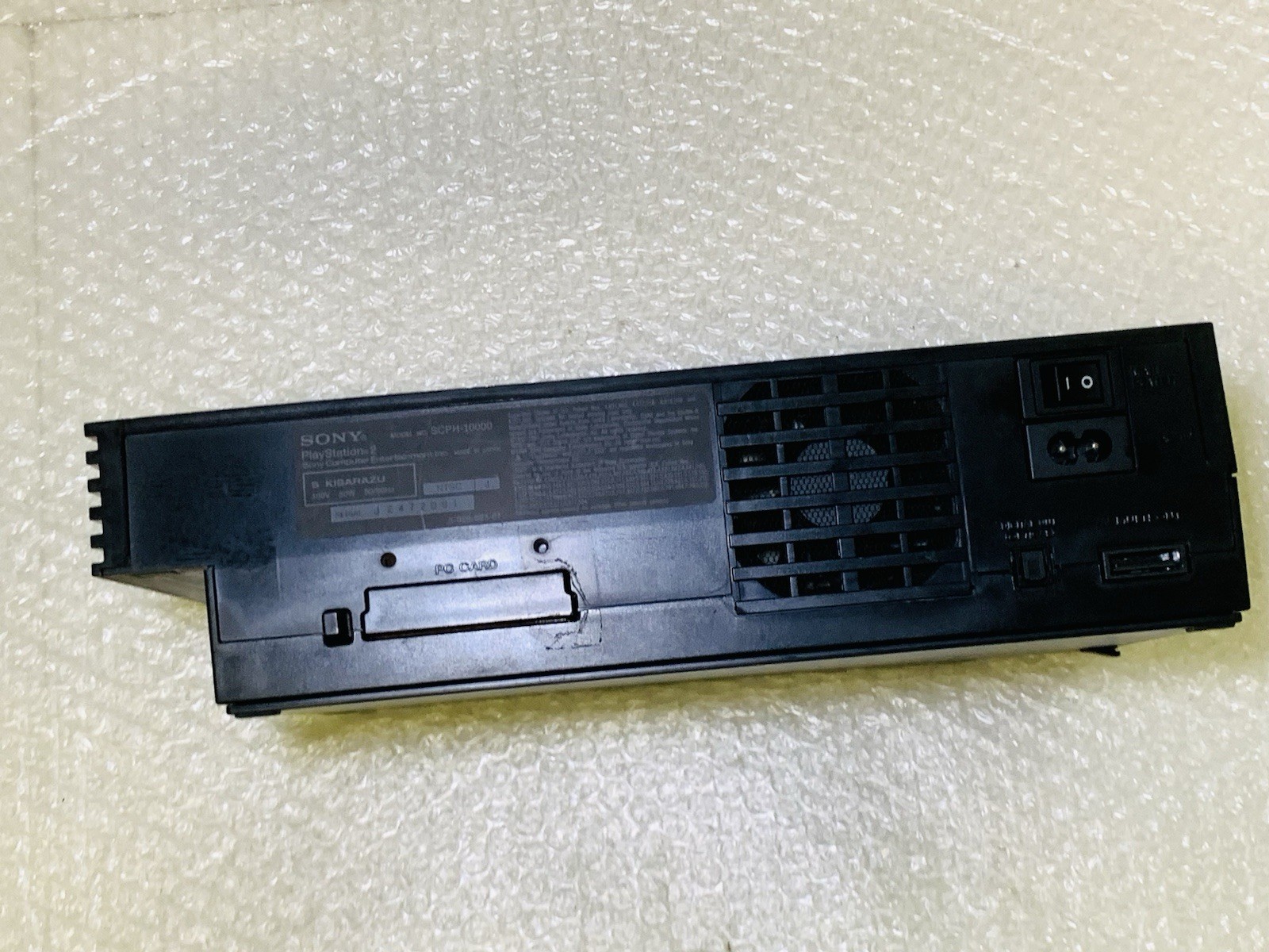 PS2 SCPH-10000 Fat w/ Horizontal Stand Blue-CONSOLE Only- NTSC-J- REPAIR