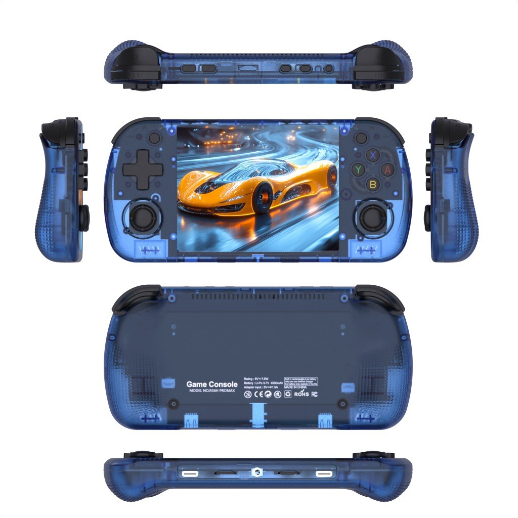 IPS Screen Handheld Video Game Console Linux R36H Pro Max Portable Pocket Video